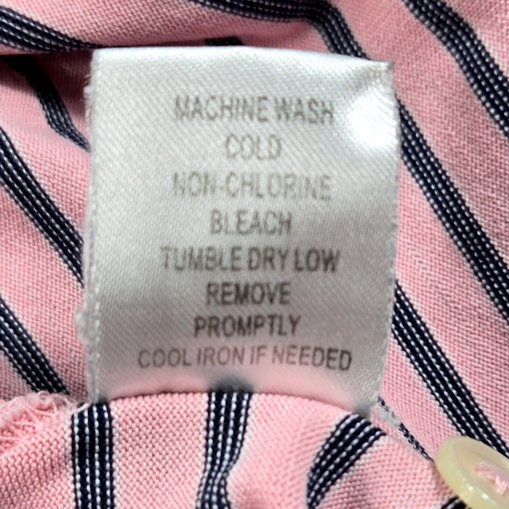 Fairway & Greene Polo Shirt Mens XL Pink Striped Excellent Kinloch Golf Top - Picture 10 of 13